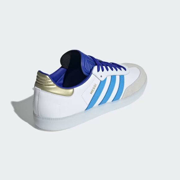[NEW] Men's adidas Messi Samba Shoes White ID3550 - Picture 5 of 8